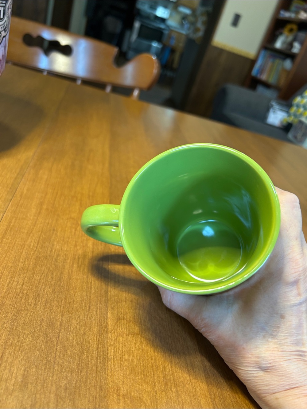 Dr. Seuss Lime Green Grinch Pattern Ceramic Mug - Picture 2 of 3